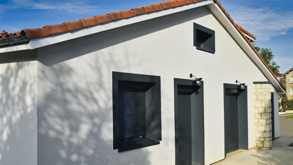 façade de maison imperméabilisée