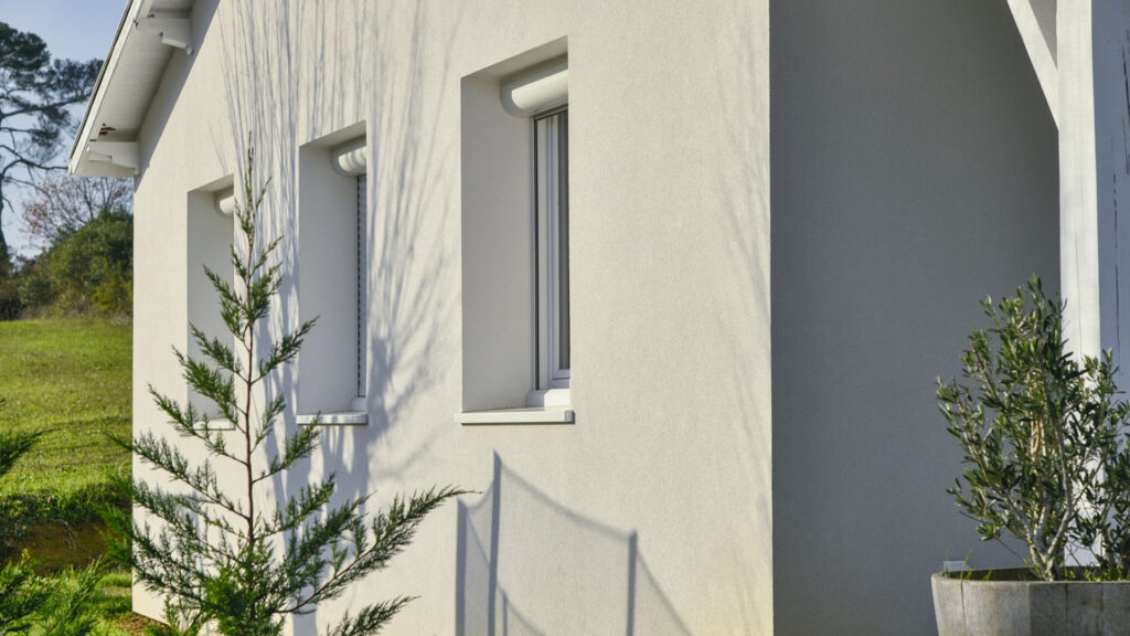 façade de maison imperméabilisée